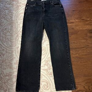 Garage Black 90s Straight Denim Jeans